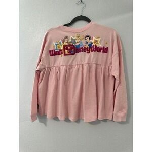 Disney Princesses Walt Disney World Spirit Jersey Kids XL Pink Long Sleeve